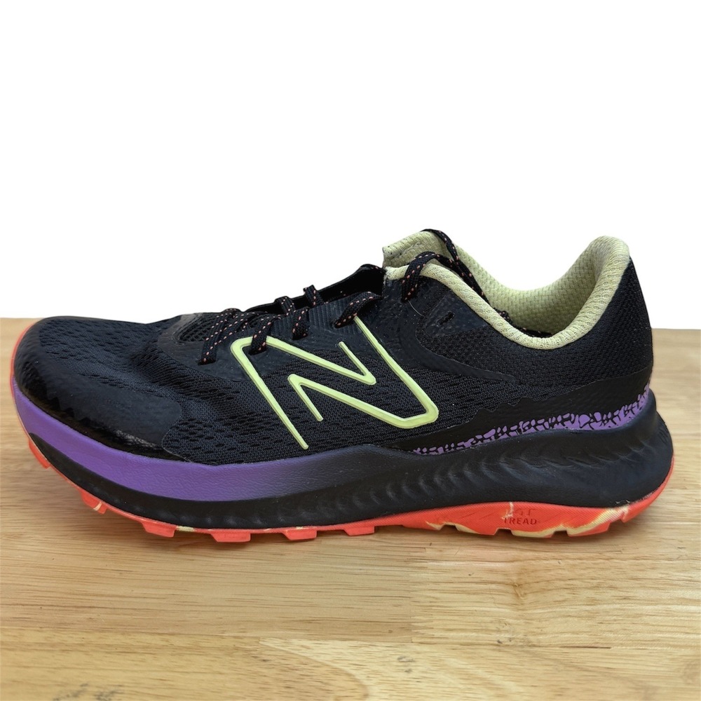New Balance DynaSoft Nitrel v5 Women 9.5 Black Purple Trail Running Shoes